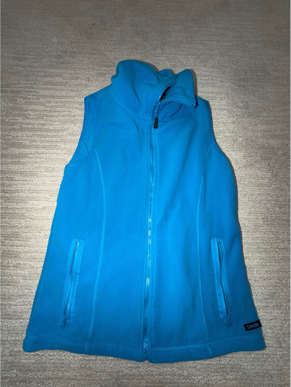 Calvin Klein Performance blue fleece vest